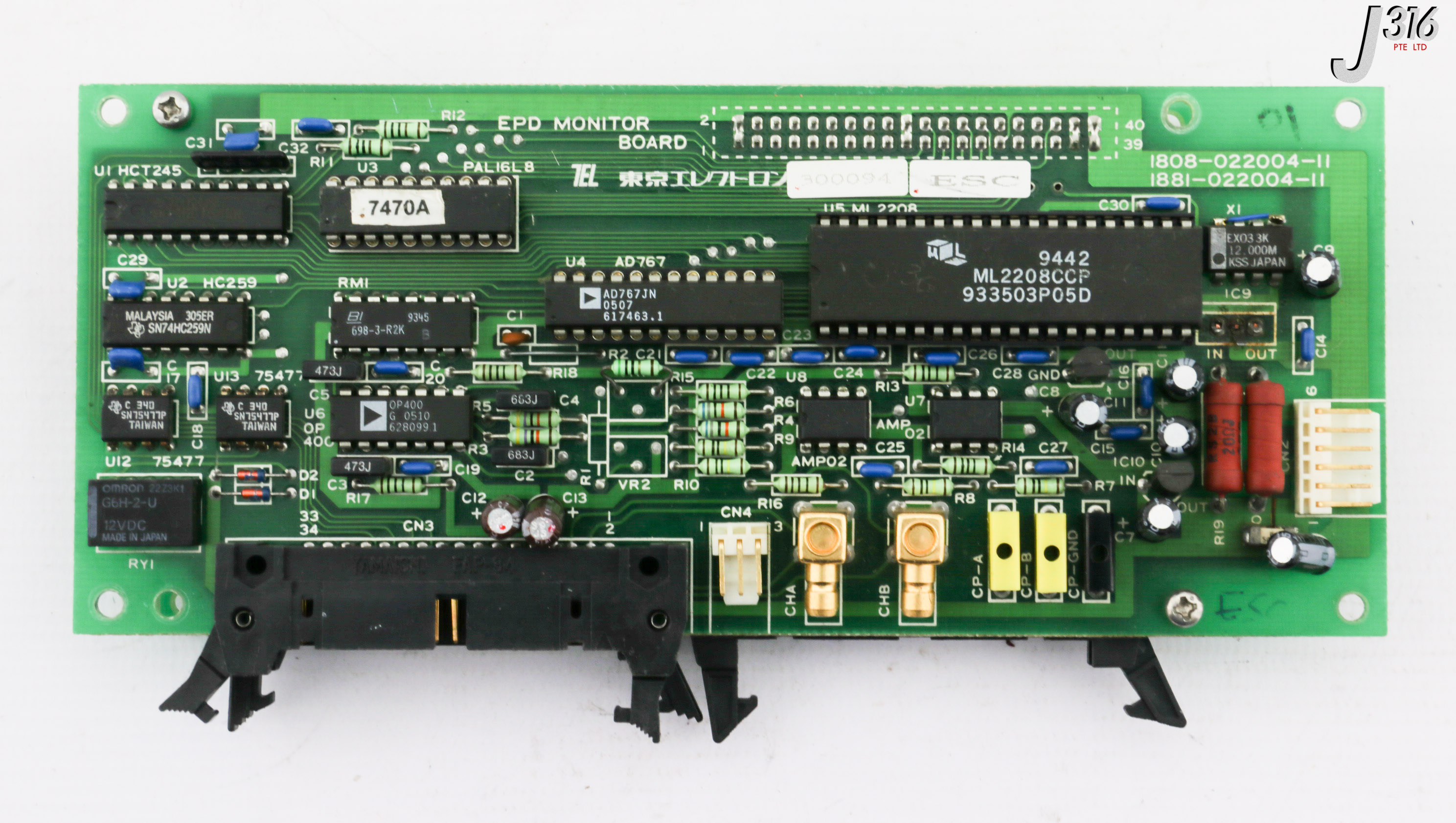 33004 TOKYO ELECTRON PCB ASSY, EPD MONITOR KE-1,1808-022004-11